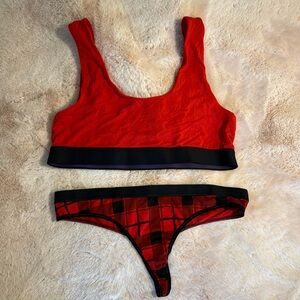 MeUndies Bralette and Thong Set NWOT